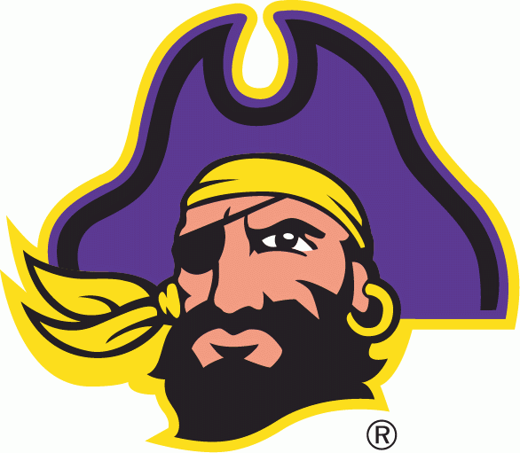 East Carolina Pirates 2004-2013 Primary Logo vinyl decal